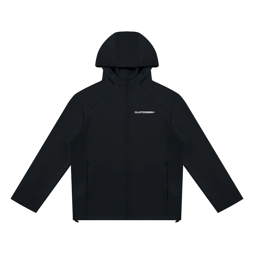 Tech Panelled Full Zip Hoodie