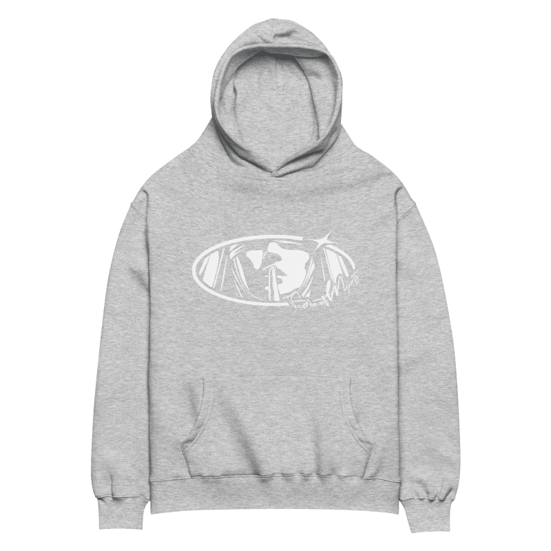 Silent Enemy Oversized Hoodie - Stone Grey