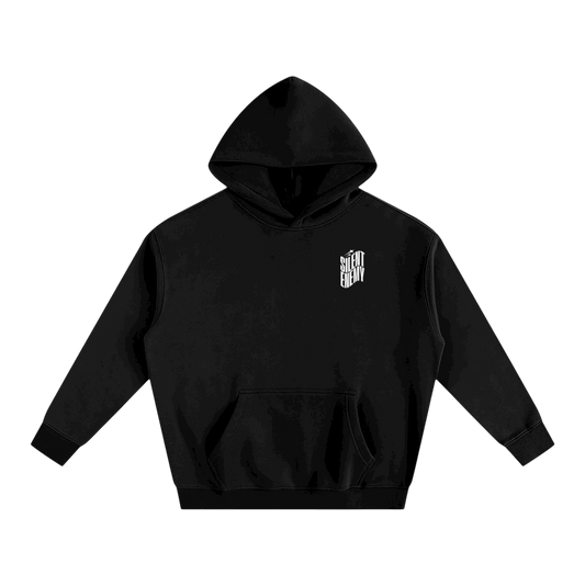 BLACK HEAVYWEIGHT WAV3 HOODIE