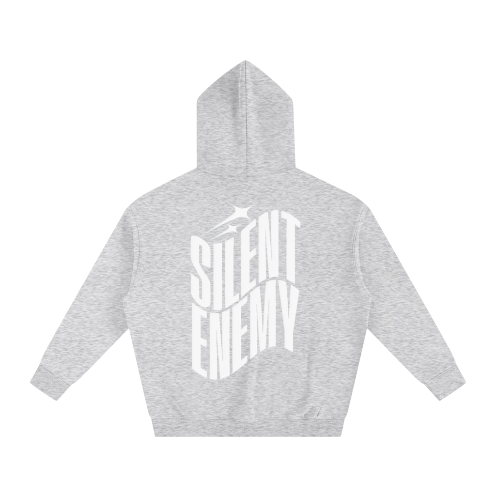 GREY HEAVYWEIGHT WAV3 HOODIE