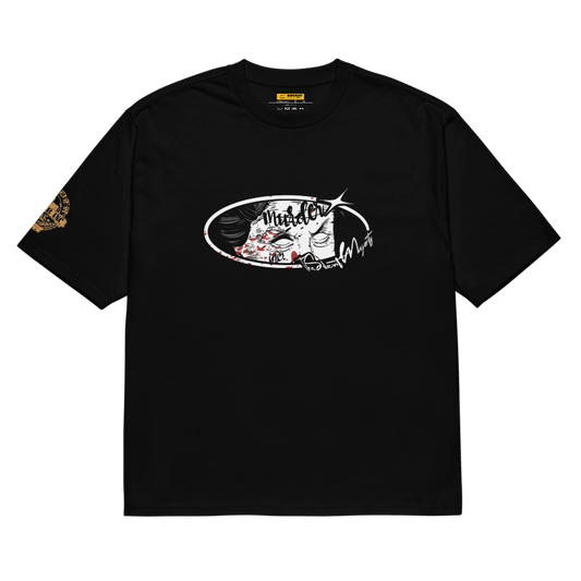 Silent Enemy x Murder Inc. Oversized “MASSACRE” Tee